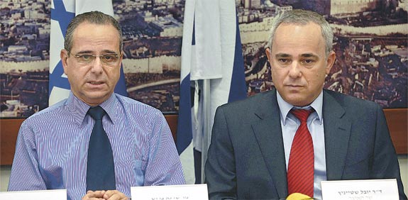 יובל שטייניץ, שרגא ברוש / צלם: אוריה תדמור